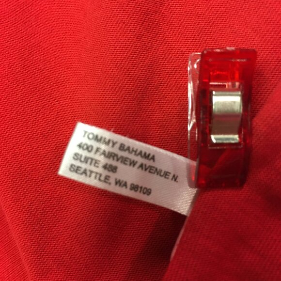 Tommy Bahama Men's Big & Tall 3XLB Bali Skyline Red Tee One Pocket w/Marlin Logo - Picture 15 of 15